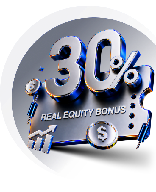 30% Real Equity Bonus illustration